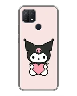 Чохол для OPPO A15 з картинкою «Kuromi та серце» Чохол для OPPO A15 з картинкою «Kuromi та серце»