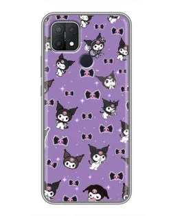 Чохол для OPPO A15 з картинкою «Kuromi — патерн» Чохол для OPPO A15 з картинкою «Kuromi — патерн»