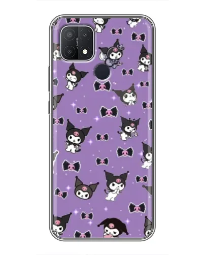 Чохол для OPPO A15 з картинкою «Kuromi — патерн»