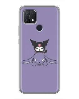 Чохол для OPPO A15 з картинкою «Kuromi на ліловому фоні» Чохол для OPPO A15 з картинкою «Kuromi на ліловому фоні»