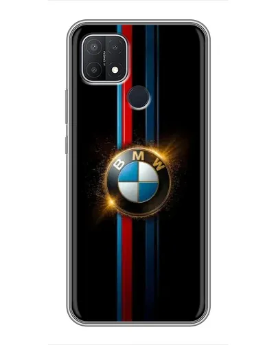 Чехол для OPPO A15 с картинкой «BMW M-Power неон»