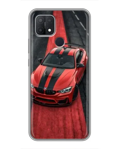 Чехол для OPPO A15 с картинкой «BMW на красной дорожке»