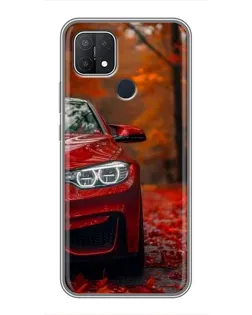 Чехол для OPPO A15 с картинкой «Осенняя BMW M4»