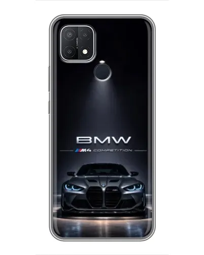 Чехол для OPPO A15 с картинкой «BMW сквозь ночной город» Чехол для OPPO A15 с картинкой «BMW сквозь ночной город»