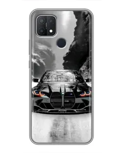 Чехол для OPPO A15 с картинкой «BMW — акварельный дрифт»