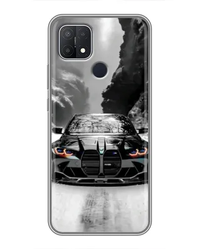 Чехол для OPPO A15 с картинкой «BMW — акварельный дрифт» Чехол для OPPO A15 с картинкой «BMW — акварельный дрифт»