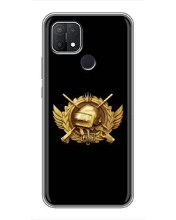 Чехол для OPPO A15 с картинкой «PUBG — оранжевый градиент» Чехол для OPPO A15 с картинкой «PUBG — оранжевый градиент»
