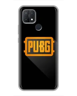 Чехол для OPPO A15 с картинкой «PUBG — рамка лого»