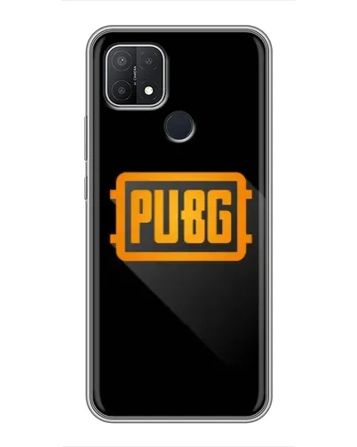 Чехол для OPPO A15 с картинкой «PUBG — рамка лого»