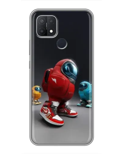 Чехол для OPPO A15 с картинкой «Among Us — 3D стиль»