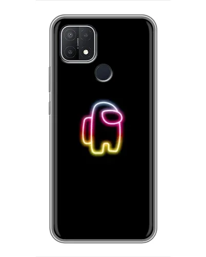 Чехол для OPPO A15 с картинкой «Among Us градиент»