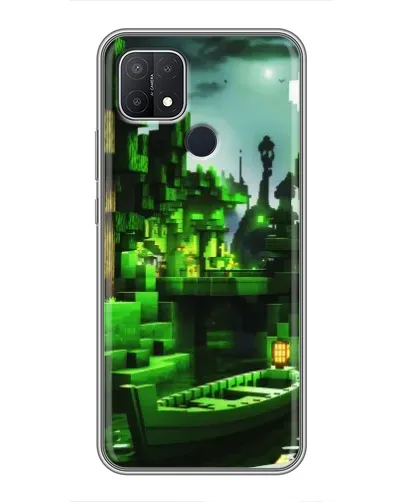 Чехол для OPPO A15 с картинкой «Minecraft лесной пейзаж» Чехол для OPPO A15 с картинкой «Minecraft лесной пейзаж»