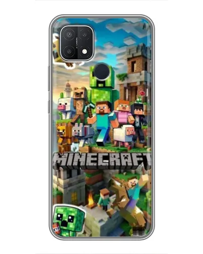 Чехол для OPPO A15 с картинкой «Замок Minecraft» Чехол для OPPO A15 с картинкой «Замок Minecraft»