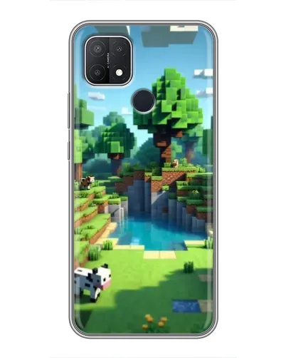 Чехол для OPPO A15 с картинкой «Minecraft летний день» Чехол для OPPO A15 с картинкой «Minecraft летний день»