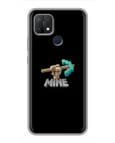Чехол для OPPO A15 с картинкой «Алмазная кирка» Чехол для OPPO A15 с картинкой «Алмазная кирка»
