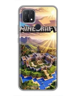 Чехол для OPPO A15 с картинкой «Minecraft панорама» Чехол для OPPO A15 с картинкой «Minecraft панорама»