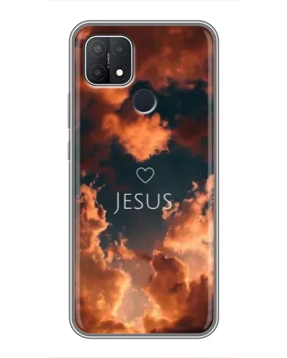 Чохол для OPPO A15 з картинкою «Сяйво Імені Jesus»