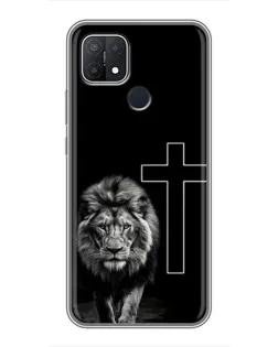 Чохол для OPPO A15 з картинкою «Лев та Хрест» Чохол для OPPO A15 з картинкою «Лев та Хрест»