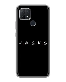 Чохол для OPPO A15 з картинкою «Крапки віри J.E.S.U.S.»