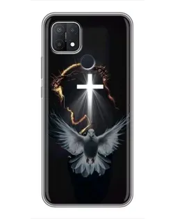 Чохол для OPPO A15 з картинкою «Голуб та Світло»