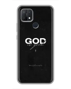 Чохол для OPPO A15 з картинкою «GOD — Бог над усім»