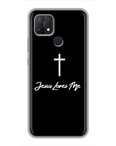 Чохол для OPPO A15 з картинкою «Ісус любить тебе»