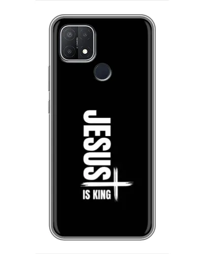 Чохол для OPPO A15 з картинкою «Вертикаль віри Jesus»