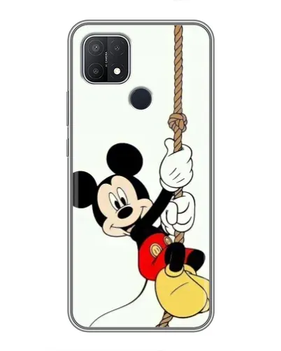 Чехол для OPPO A15 с картинкой «Mickey на канате»