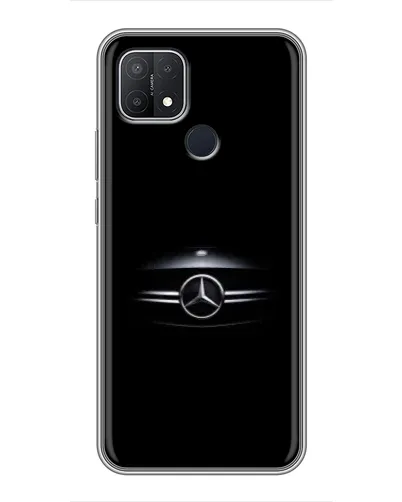 Чехол для OPPO A15 с картинкой «Mercedes — абстрактные линии»