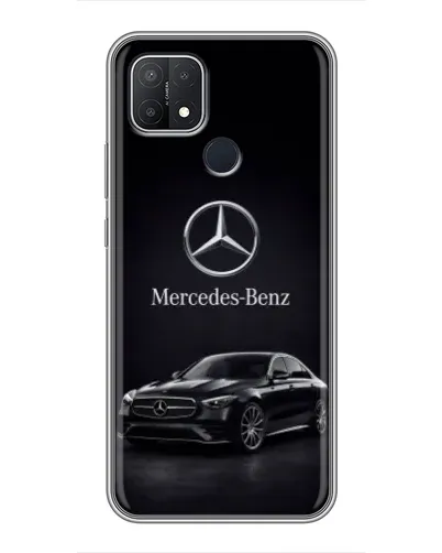 Чехол для OPPO A15 с картинкой «Mercedes — решетка радиатора»