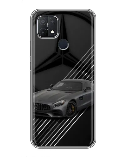 Чехол для OPPO A15 с картинкой «Mercedes AMG — графика»