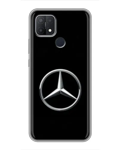 Чехол для OPPO A15 с картинкой «Mercedes классический лого»