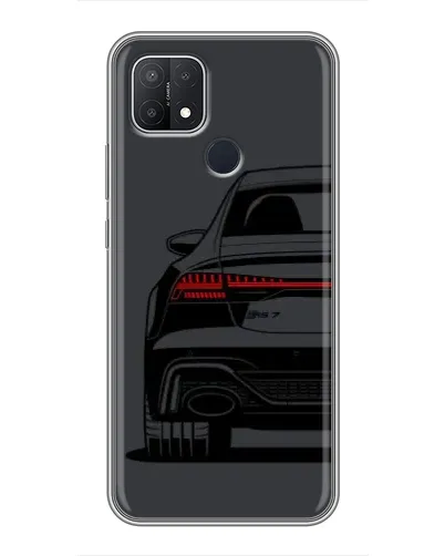 Чехол для OPPO A15 с картинкой «Задняя часть Audi — арт»