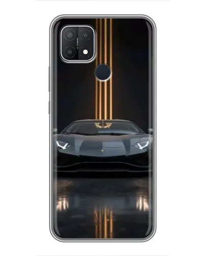 Чехол для OPPO A15 с картинкой «Lamborghini золотые линии» Чехол для OPPO A15 с картинкой «Lamborghini золотые линии»