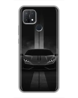 Чехол для OPPO A15 с картинкой «Lamborghini симметрия дорог» Чехол для OPPO A15 с картинкой «Lamborghini симметрия дорог»