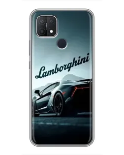 Чехол для OPPO A15 с картинкой «Классическая надпись Lamborghini» Чехол для OPPO A15 с картинкой «Классическая надпись Lamborghini»
