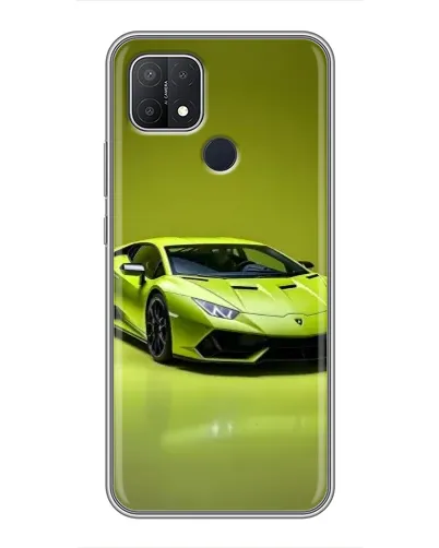 Чехол для OPPO A15 с картинкой «Салатовый Lamborghini Huracan» Чехол для OPPO A15 с картинкой «Салатовый Lamborghini Huracan»