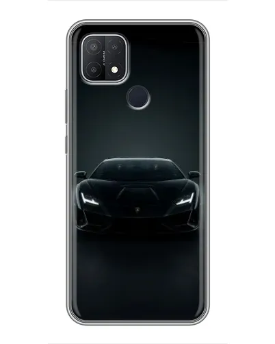 Чехол для OPPO A15 с картинкой «Черный Lamborghini Aventador» Чехол для OPPO A15 с картинкой «Черный Lamborghini Aventador»