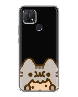 Чохол для OPPO A15 з картинкою «Пушин на чорному» Чохол для OPPO A15 з картинкою «Пушин на чорному»