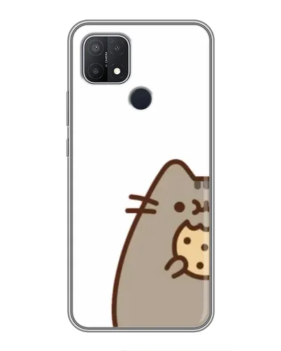 Чехол для OPPO A15 с картинкой «Пушин с печеньем» Чехол для OPPO A15 с картинкой «Пушин с печеньем»