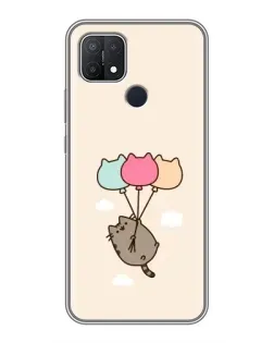 Чохол для OPPO A15 з картинкою «Пушин на кульках» Чохол для OPPO A15 з картинкою «Пушин на кульках»
