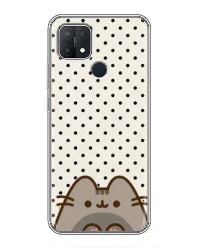 Чехол для OPPO A15 с картинкой «Пушин в горошек» Чехол для OPPO A15 с картинкой «Пушин в горошек»
