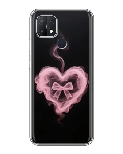 Чехол для OPPO A15 с картинкой «Дымчатое сердце»