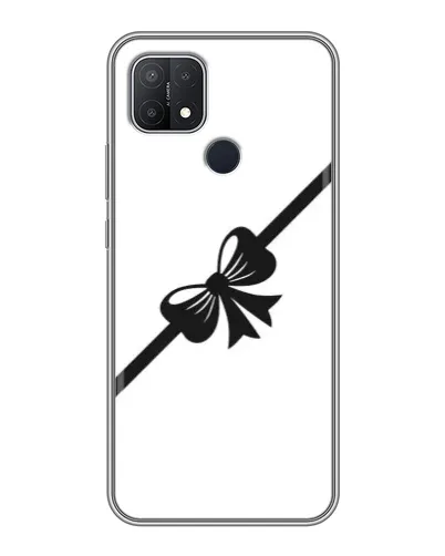 Чехол для OPPO A15 с картинкой «Диагональный бант»