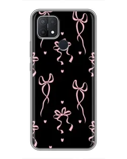 Чехол для OPPO A15 с картинкой «Тонкие ленты»