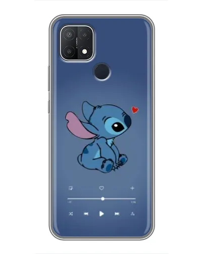 Чехол для OPPO A15 с картинкой «Музыкальный Stitch»