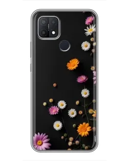 Чехол для OPPO A15 с картинкой «Цветочная композиция» Чехол для OPPO A15 с картинкой «Цветочная композиция»