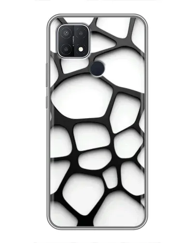 Чохол для OPPO A15 з картинкою «Біла об'ємна сітка» Чохол для OPPO A15 з картинкою «Біла об'ємна сітка»