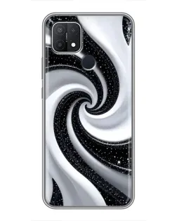 Чохол для OPPO A15 з картинкою «Чорно-біла спіраль» Чохол для OPPO A15 з картинкою «Чорно-біла спіраль»