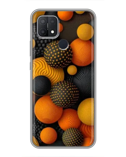 Чохол для OPPO A15 з картинкою «Об'ємні помаранчеві сфери» Чохол для OPPO A15 з картинкою «Об'ємні помаранчеві сфери»